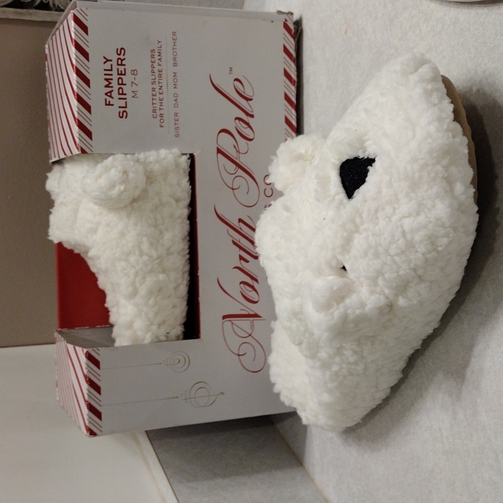 North Pole Trading CO. Critter Slippers.